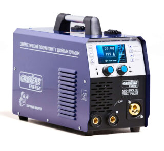 Полуавтоматическая сварка GROVERS ENERGY MIG-200 LCD DUAL PULSE