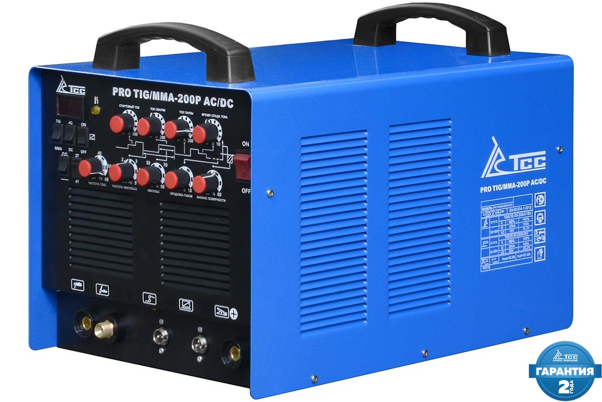 1 АППАРАТ TIG СВАРКИ АЛЮМИНИЯ TSS PRO TIG/MMA-200P AC/DC — изображение 1