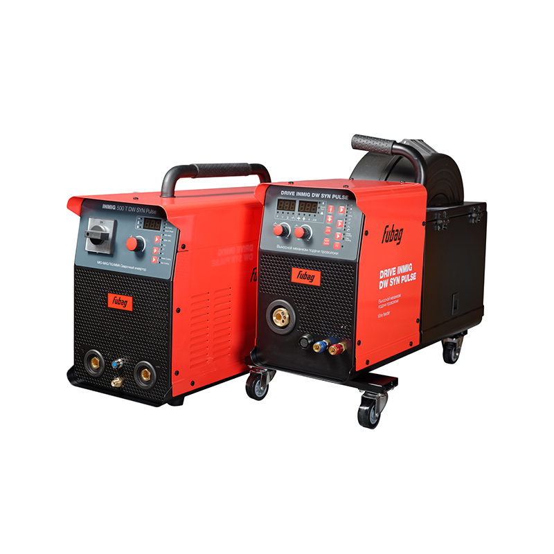 1 FUBAG Сварочный полуавтомат INMIG 500T DW SYN PULSE + подающий механизм DRIVE INMIG DW SYN PULSE + горелка FB 400 3m + Шланг пакет 5м — изображение 1