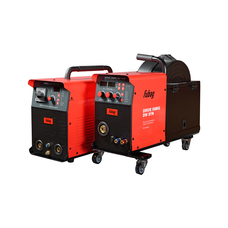 1 FUBAG Сварочный полуавтомат инвертор INMIG 500T DW SYN + Подающий механизм DRIVE INMIG DW SYN + Шланг пакет 5 м + горелка FB 400 3m — изображение 1